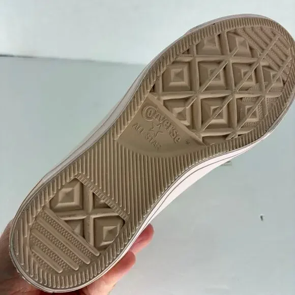 Converse Chuck Taylor All Star High Top Barely Rose Patent Leather Sneaker - Picture 6 of 10